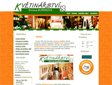 Tablet Screenshot of kvetinarstvi-buresova.cz